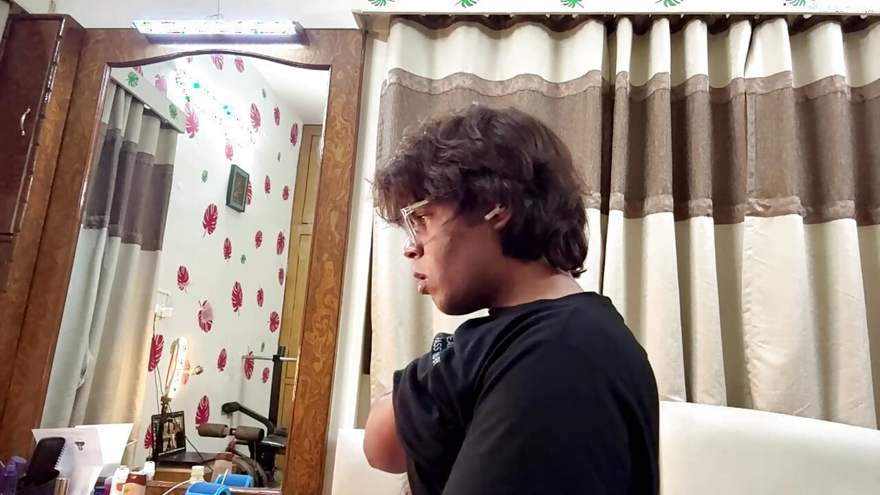 Horny Desi Twink Bitch Loses Control at Home
