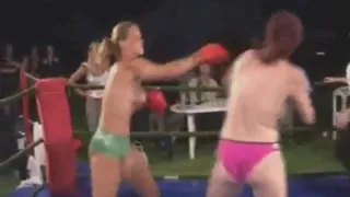 Real Topless Boxing Match