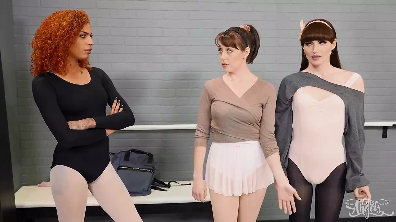 TRANS ANGELS - Jenna Noelle & Natalie Mars Will Do Anything To Win The Role, Even Share Rubi Maxim’s Cock