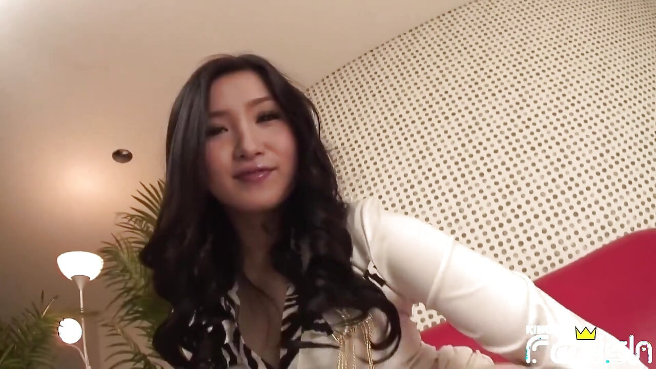 Japanese babe blows a big cock and gets pussy creampie after fucking hard with another guy