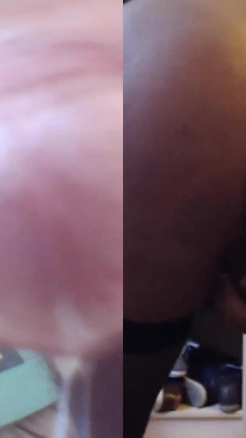 Spectacular moment from "pleasure skype"