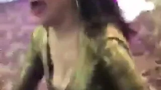 Egyptian girl in wedding get mad