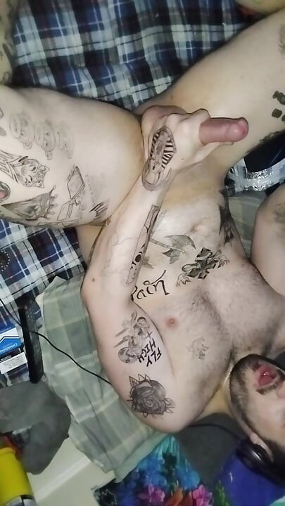 Riding Fat Dildo and Cumshot Comp.