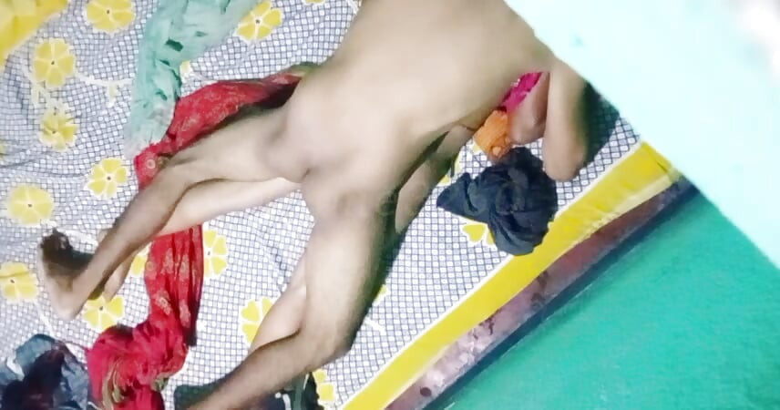 Indian young couple hot sex badroom wife fucking doggy style hard tite fucking Village wife