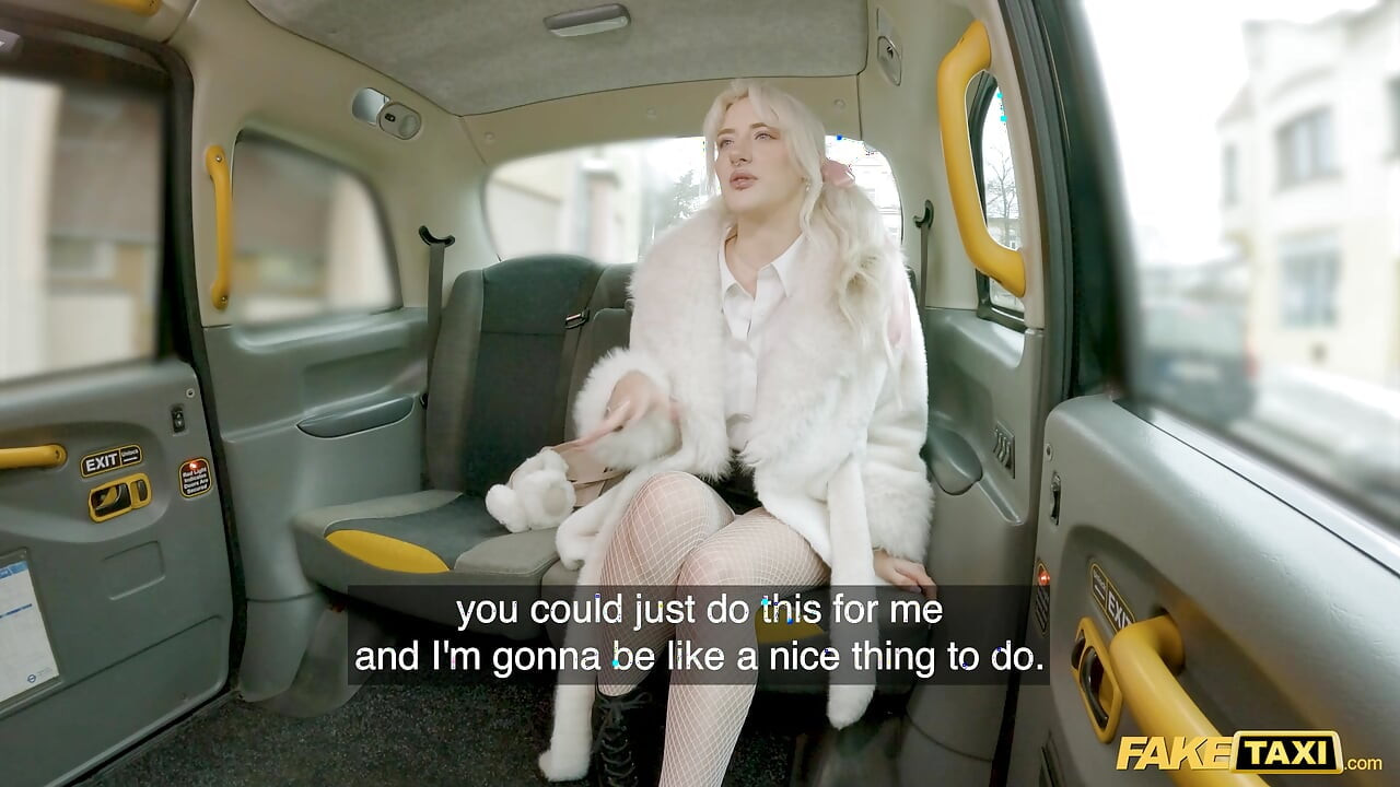 Blonde Blue Eyes Waitress can Fuck All day - Fake Taxi