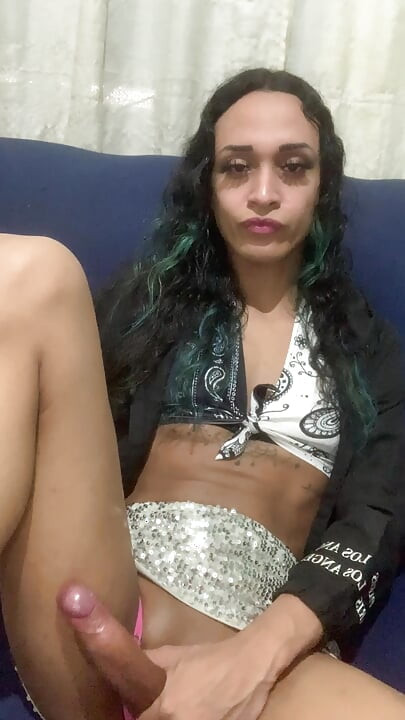 Sweet trans girl like masturbate When solo in home