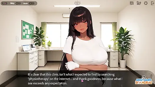 Gameplay klinik pijat sange bagian 1 - kunjungan pertama hiroshi ke klinik