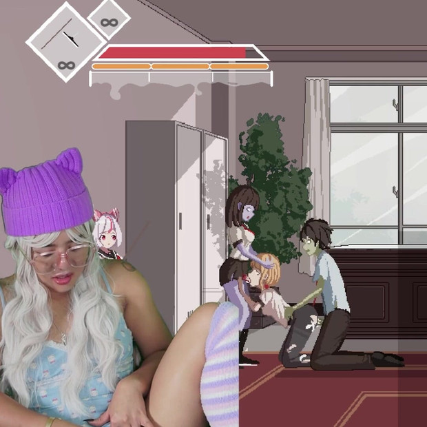 Seseorang menjilat pepek saya semasa saya bermain permainan ini!