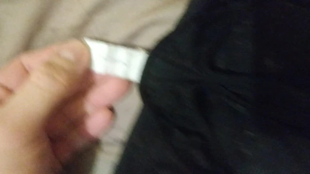 Black French G-String Panties Stroke