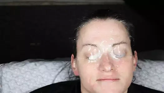 Грязная сперма на лицо Dees, подборка 9