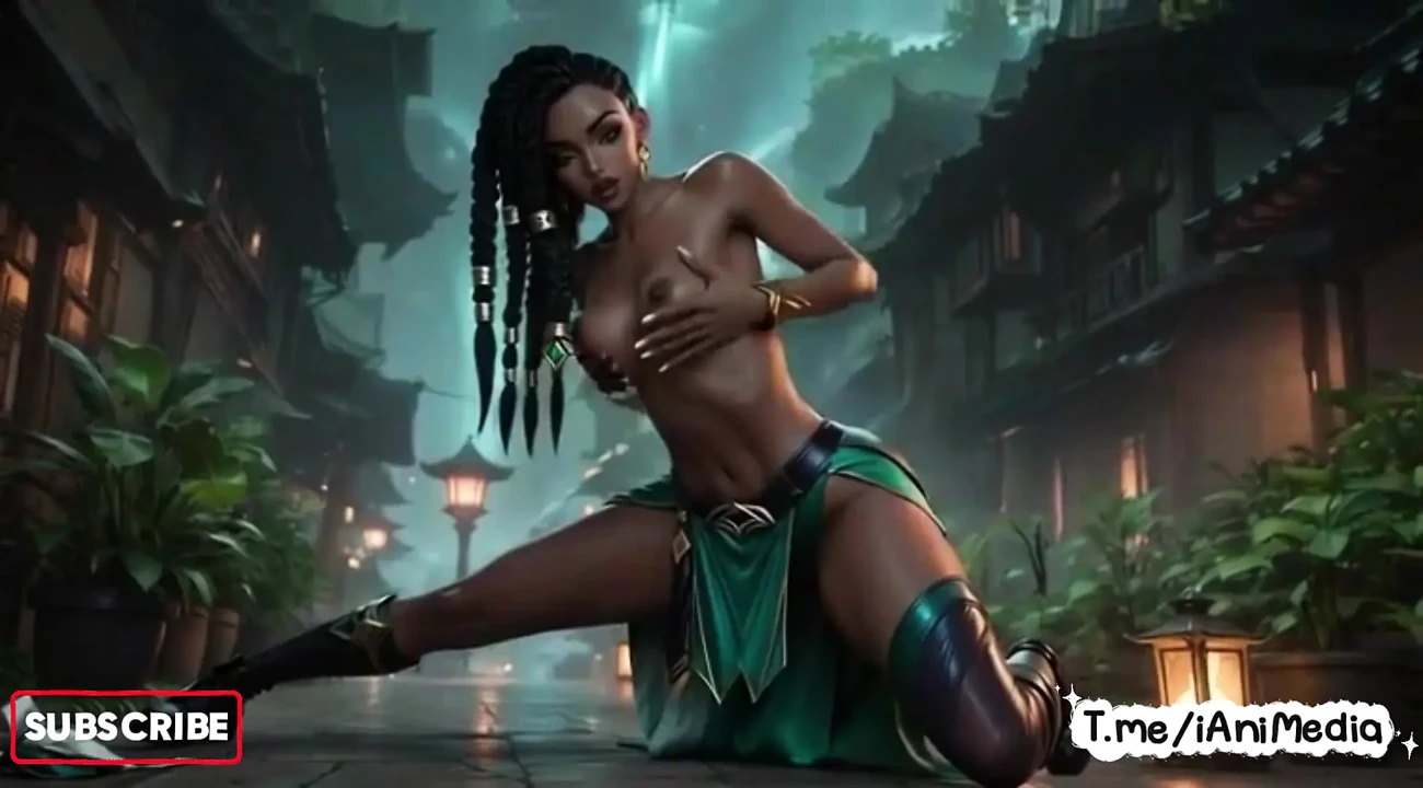 Senna League of Legends Hentai Compilation Stripping and Big Tits Tease