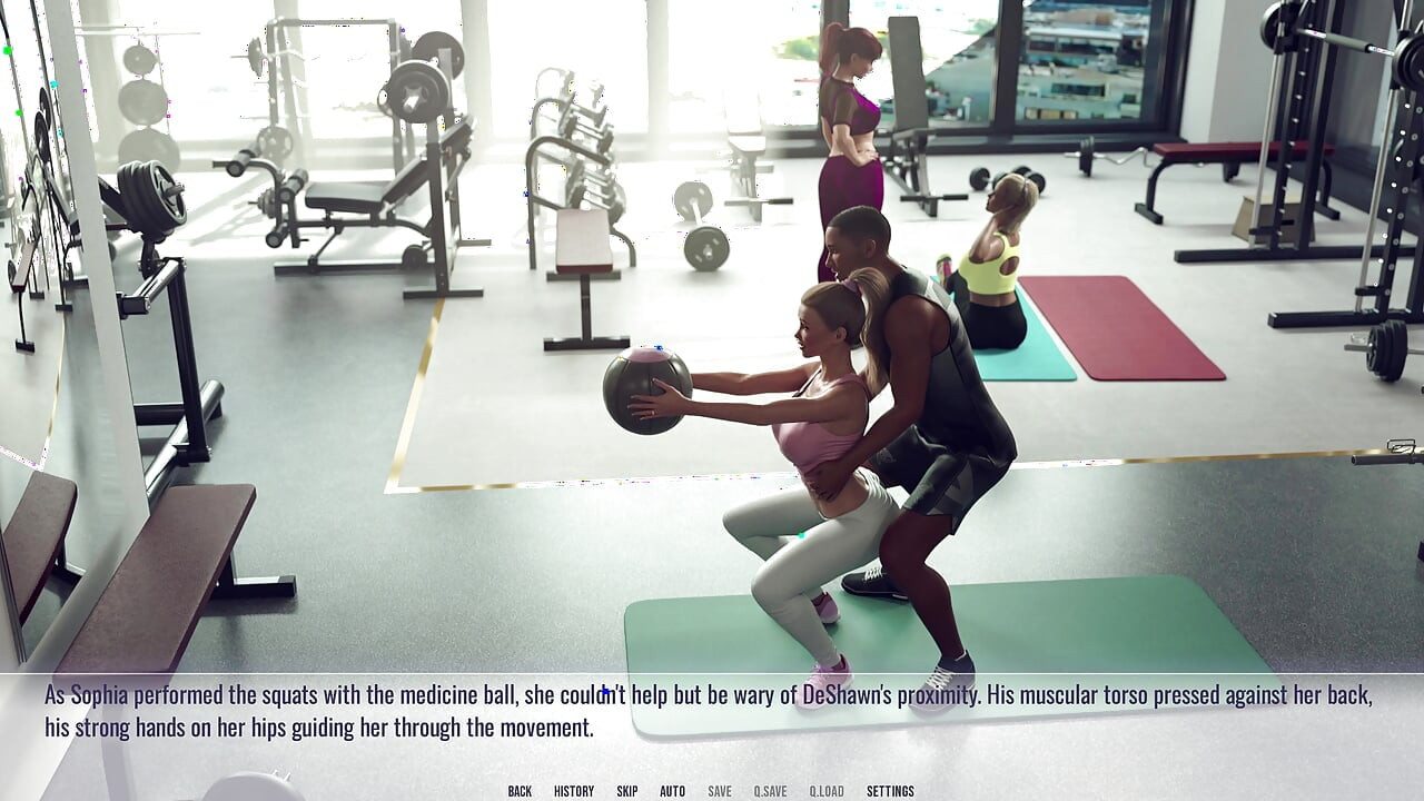 Mengidamkan besar di gim Vicky