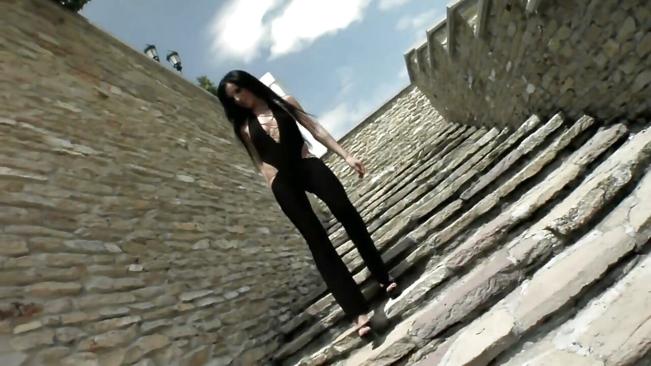 Alisha sweet euro anal creampie with Laura Giotto outdoor, brunette, natural, small tits, horny as fuck, internal long version