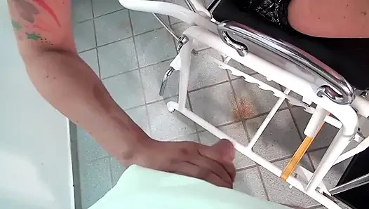 Pussy controll in the hospital...threesome pussy fucking