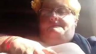 Fat Granny Shows Big Tits