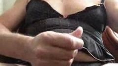 Jerking Off in Neighbor Daughter's Lingerie and Butt Plugs