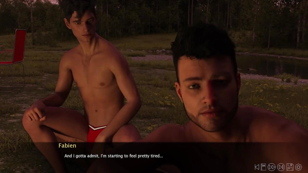 Summer Vacation - Mat Gets to Suck His First Cock