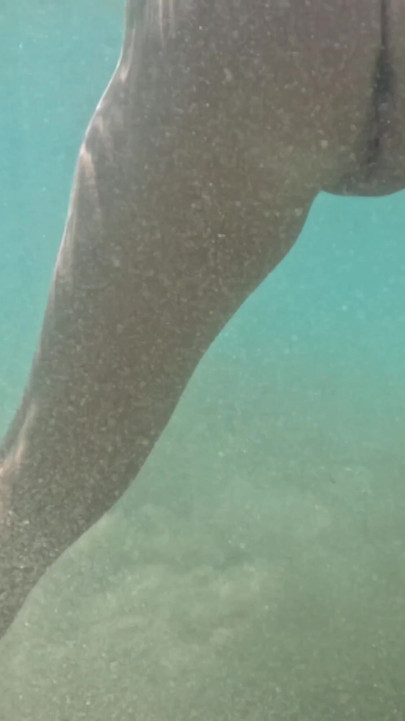 Naked Paradise -Underwater play with naked girl | Clip 1