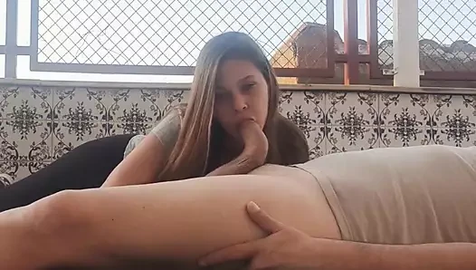 Latina bigass sucking big dick