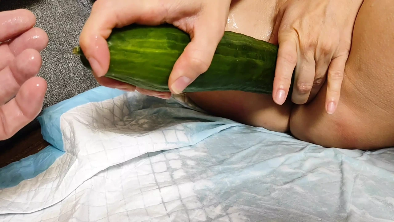Fisting, vibrator, cucumber and squirt