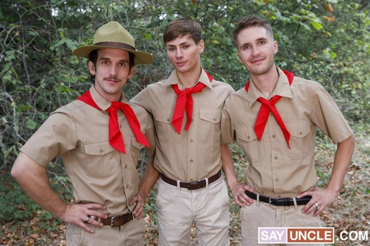 Boys At Camp - Scout Master Attracted To New Recruit Find A Way To Have An Alone Time With Him