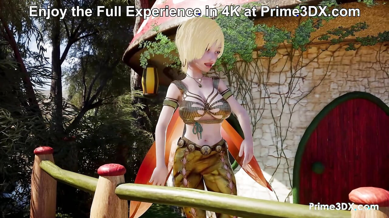 내 먼지를 지우고 싶어하는 픽시! 프라임3DX의 후타 애니메이션