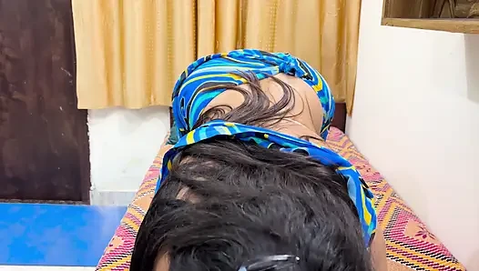 Indian Tharki Stepmom Teach How to Make Love with Girlfriend Step Son in Hindi