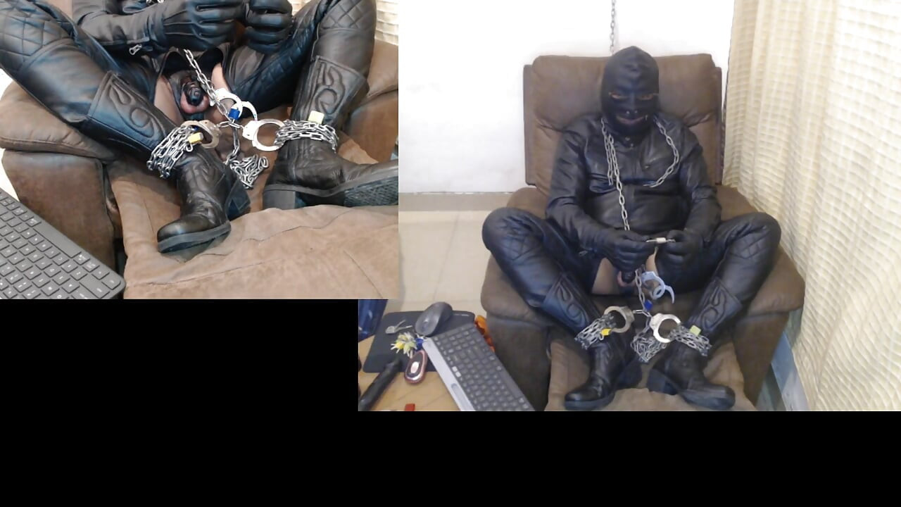 Selfbondage Leather Gay Live