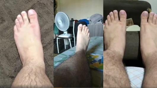 Mükemmel erkek ayaklar derlemesi