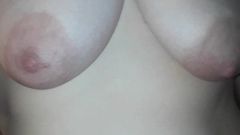 My wife riding my cock. Big tits loves fucking