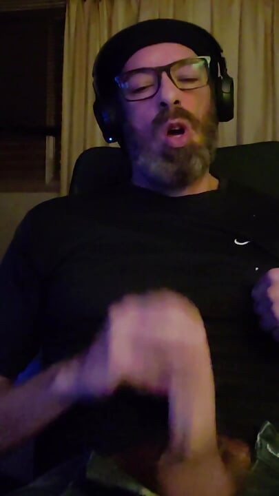 Edging Smoking Cum on Shirt