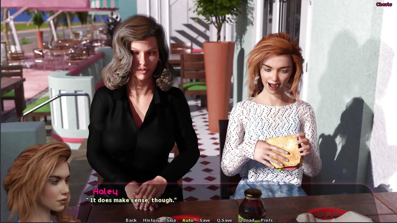Haley Story #18 - Johannes fucked Adriana and Haley at the same time