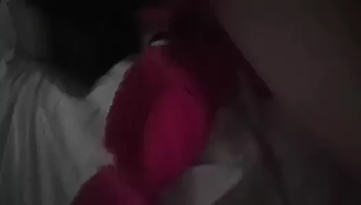 My dirty Sweet husband wanking in not daughters bra