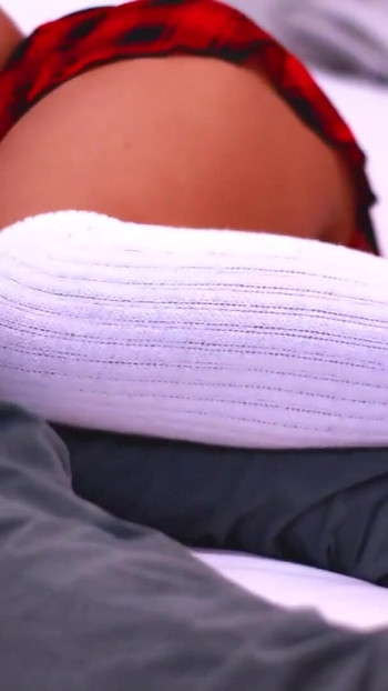 Powerful moment from "The fiery neighbor clamoring for the neighbor's cock in her room"