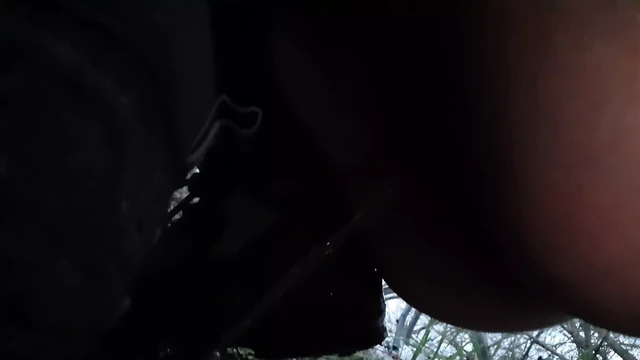 Pissing in public behind some bushes