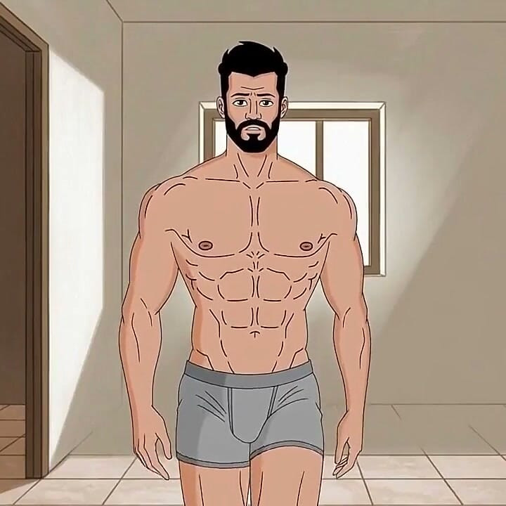 Eine schöne frau, die ihren ehemann betrügt, wenn sie allein ist - MILf