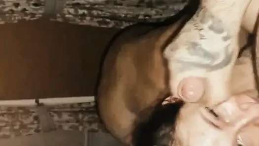 This little slut knows how to blow