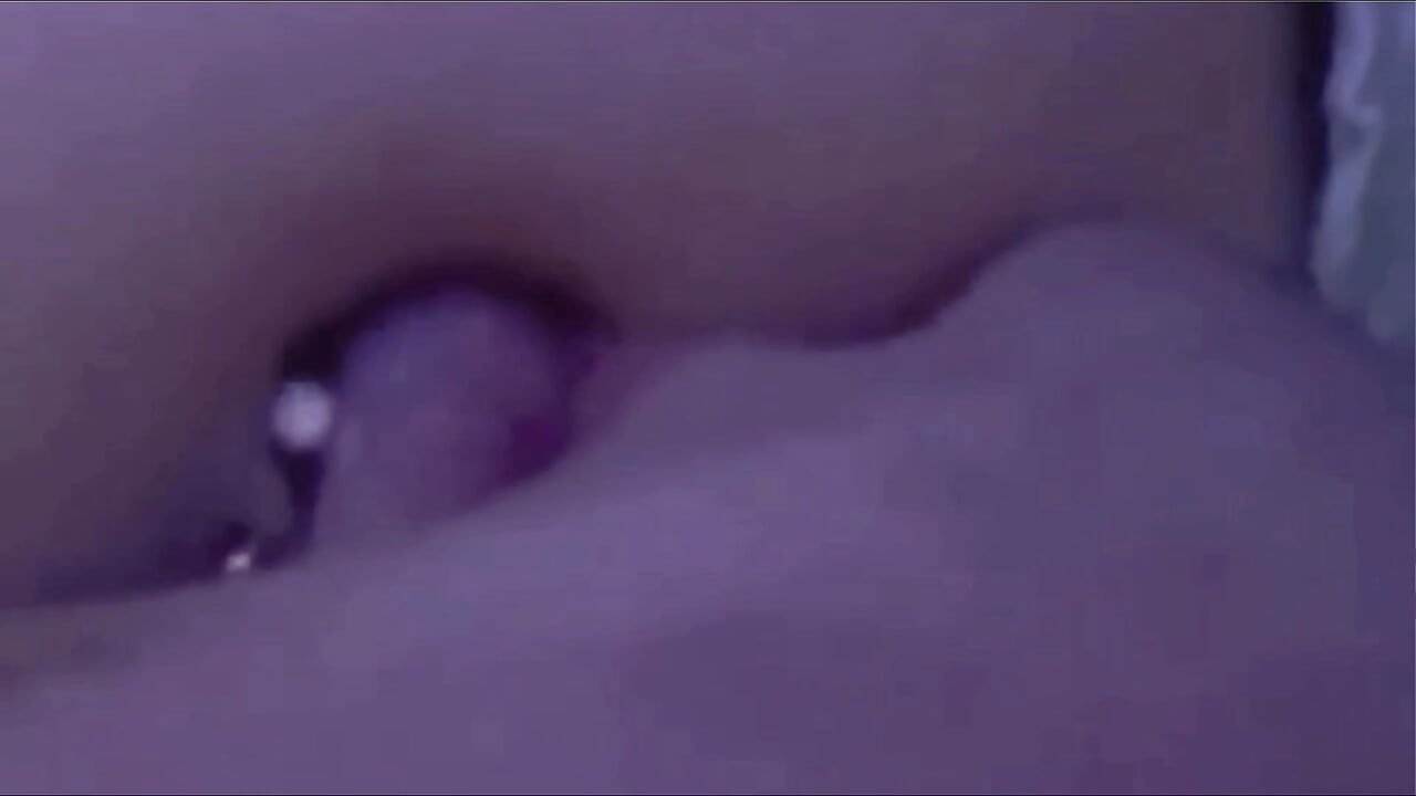 Navel Ring Licking And Play