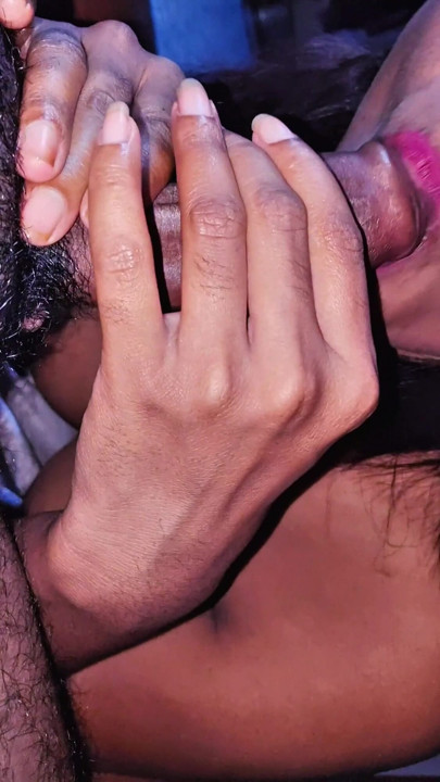 Desi Hot Girlfriend with big boobs giving blowjob to her boyfriend | Clip 1