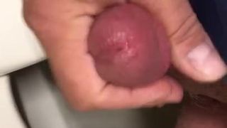 Thick Cum in Target Bathroom