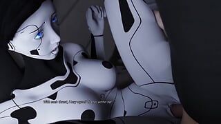 Projekt Passion wytryski z gorącą blondynką, czarownicą, AI sex robot loszka i rudą