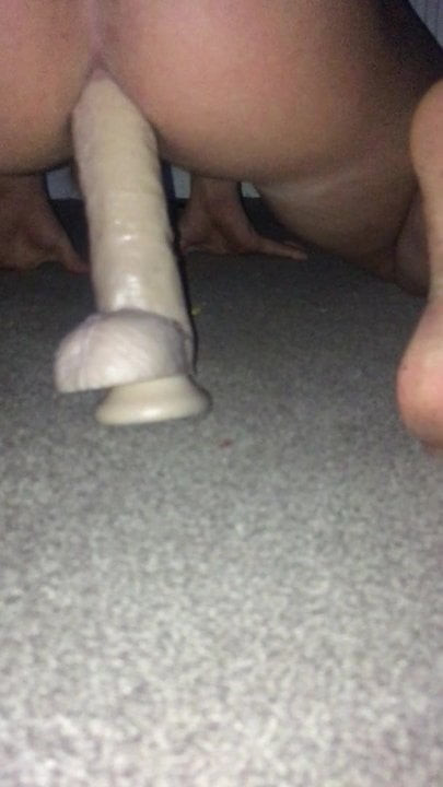 dildo deep in ass