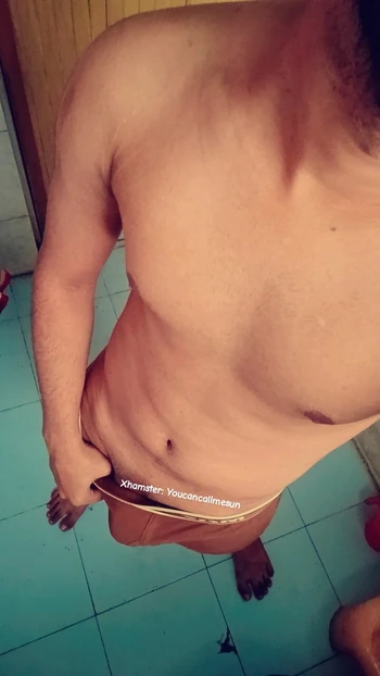 Fit Desi Boy Showing Off His Smooth Shredded Body - Youcancallmesun