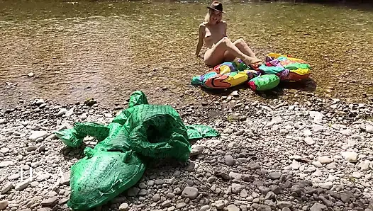 Çift söndürme, çift açık havada mastürbasyon