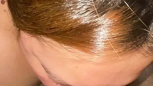 Sexy Latina showing off her deep throat very slutty and swallowing every drop of cum like what a slut she is