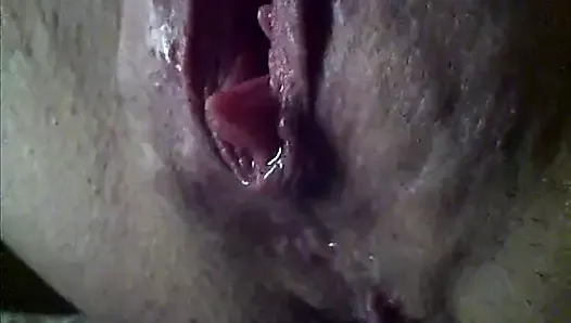 Loose swollen squirting moaning clit rubbing orgasm