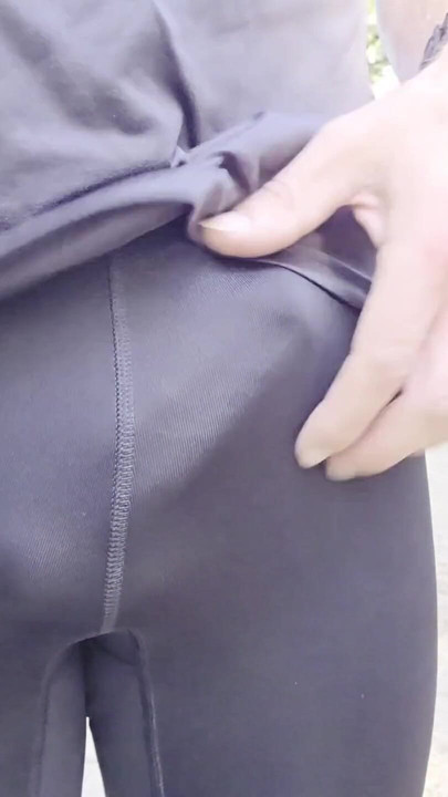 Iconic moment from "Morning run. Bulge in my lycra"