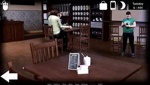 Gizli ateşim #1 - Eden Johannes'e sakso çekti .... Johannes striptiz kulübüne gitti ... Johannes, Eden'i arabada sikiyor