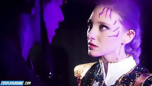 Gizemli saja melody marks'ı sikiyor ve amını dolduruyor - kpop iblis avcıları porno cosplay parodi