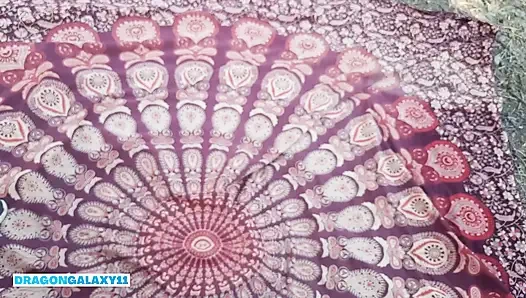 Creampie, sex in der Öffentlichkeit in den bergen mit heißer latina